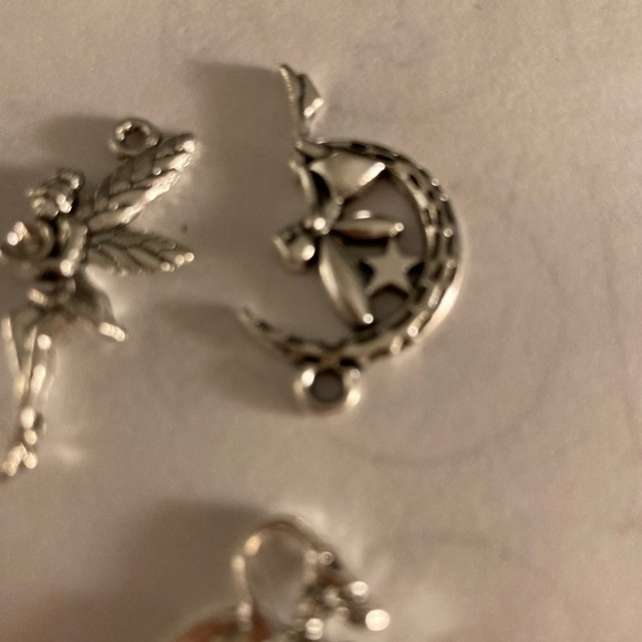 Lot of  5 charms/pendants fairy theme for jewelry - Picture 4 of 8